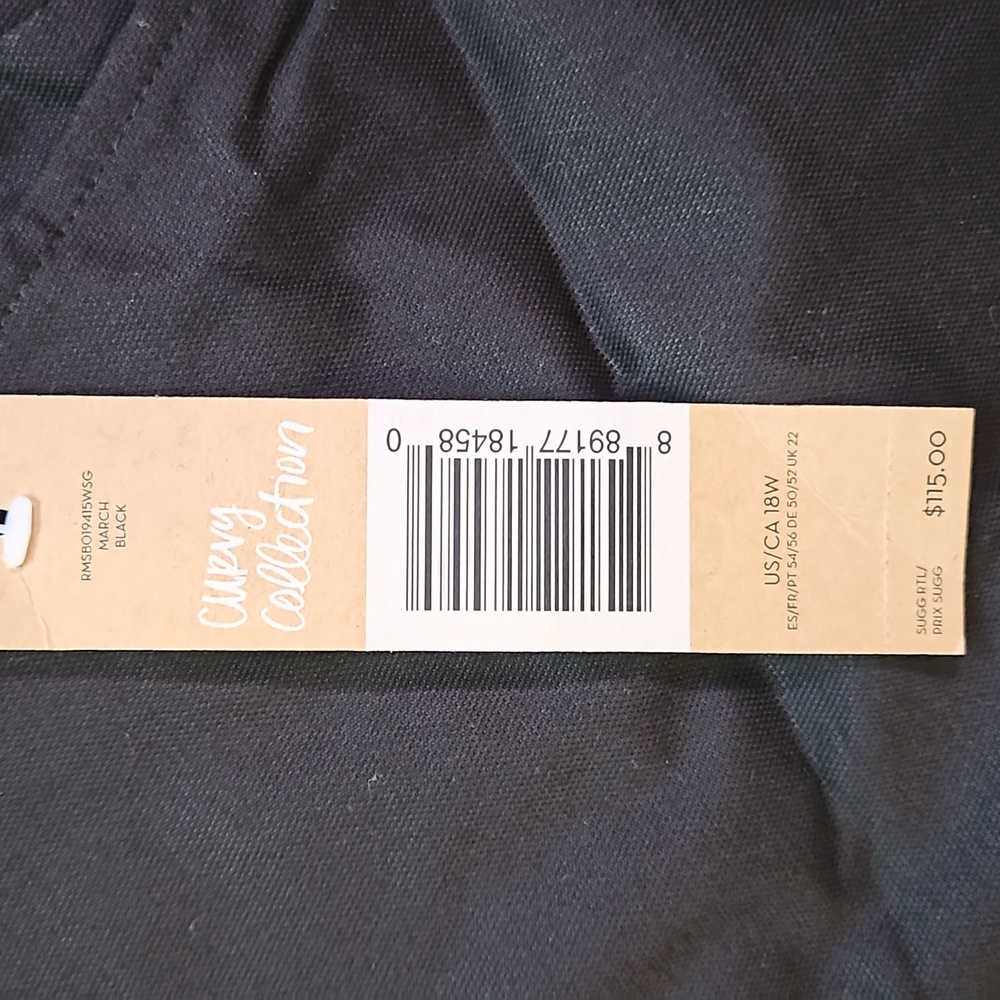 Rachel Roy  cropped black pants - Picture 3 of 6